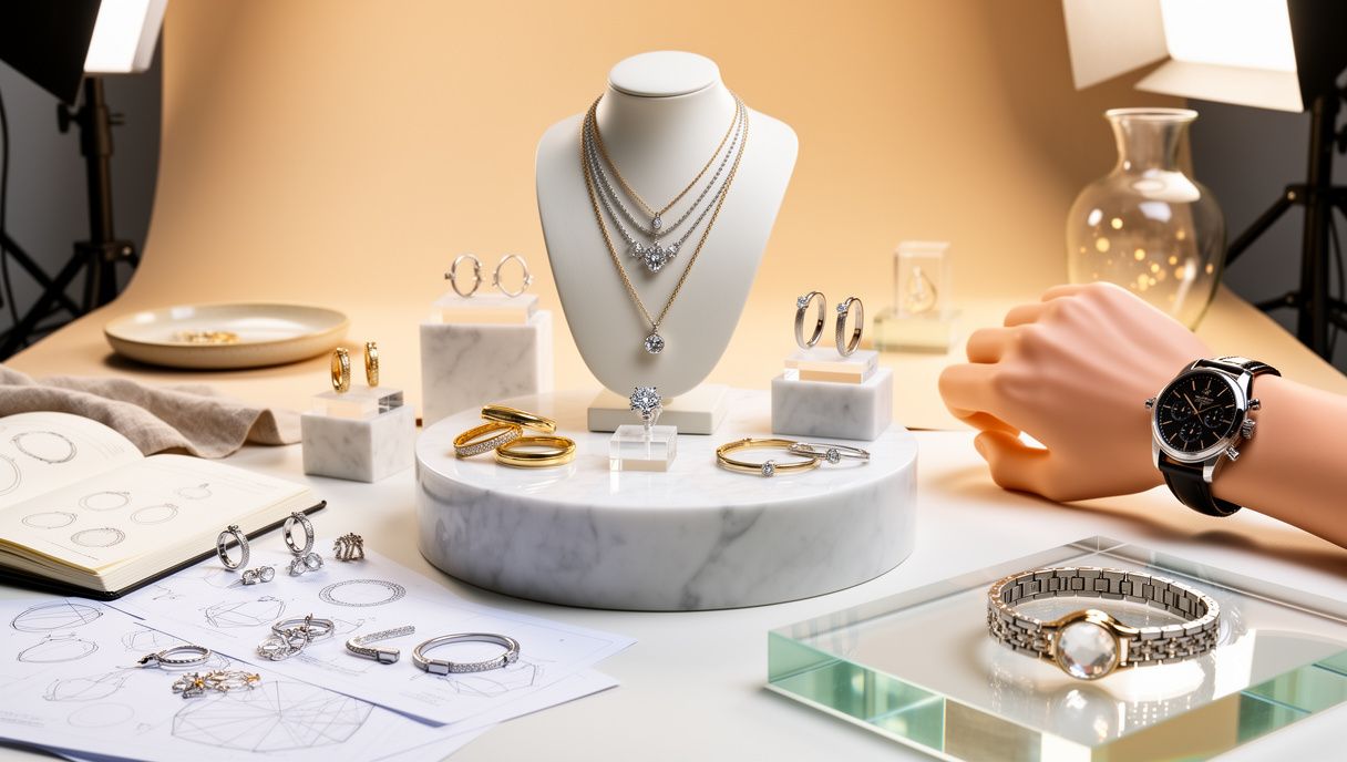 AI jewellery product photography